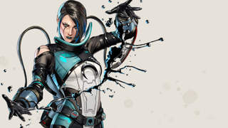 Concept art for Catalyst, an Apex Legends character with ink-like darkness powers.