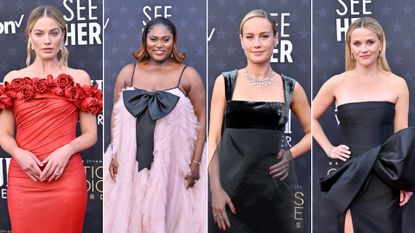 The best red carpet looks at the 2024 Critics' Choice Awards.