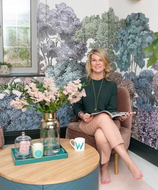 Interior designer Lou Wolfenden transformed her home office space