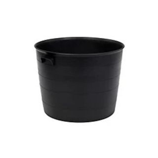 B&Q black recycled plant pot 