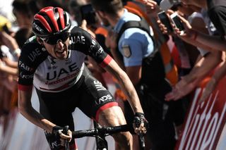 Dan Martin attacks on his way to winning stage 6 at the Tour de France