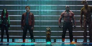 Guardians of the Galaxy in a line-up