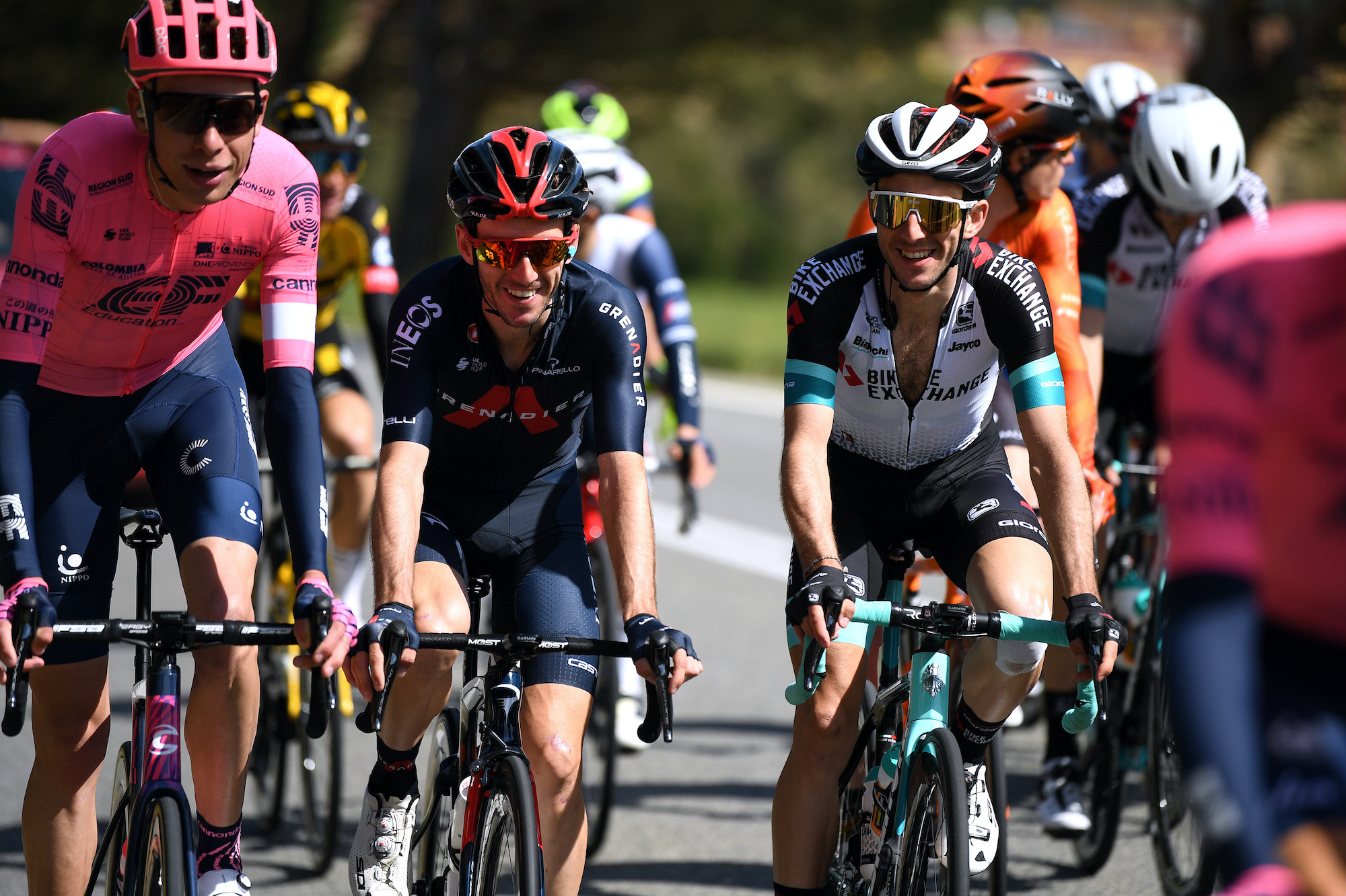Adam Yates and Simon Yates at the 2021 Volta a Catalunya
