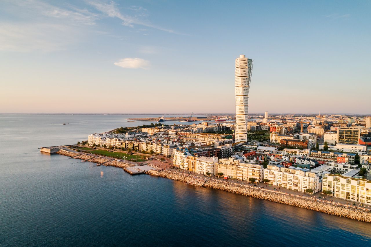 Västra Hamnen is a popular residential area in Malmö