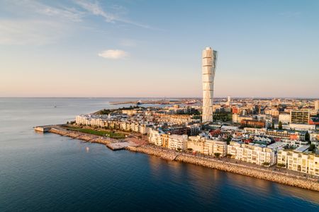 Västra Hamnen is a popular residential area in Malmö