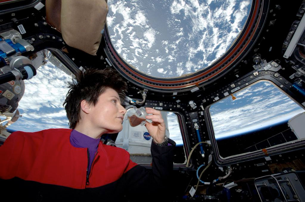 Astronaut Samantha Cristoforetti&#039;s 1st Cup of Coffee