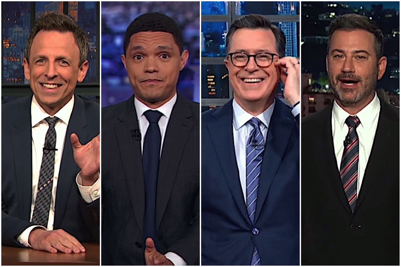 Late night hosts on Trump&amp;#039;s coronavirus response