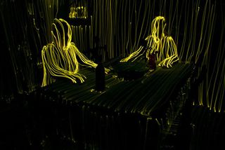 Light painting: Parviainen