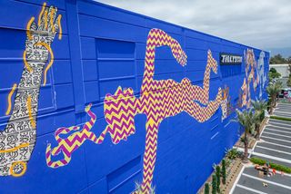 Humongous mural shows appreciation for the arts | Creative Bloq