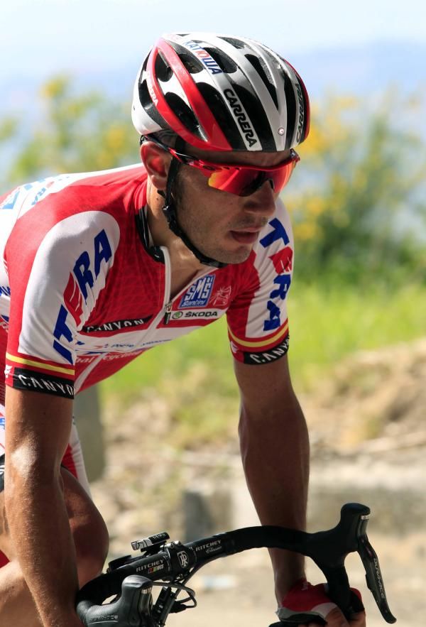 Joaquim Rodriguez (Katusha) on the final climb.