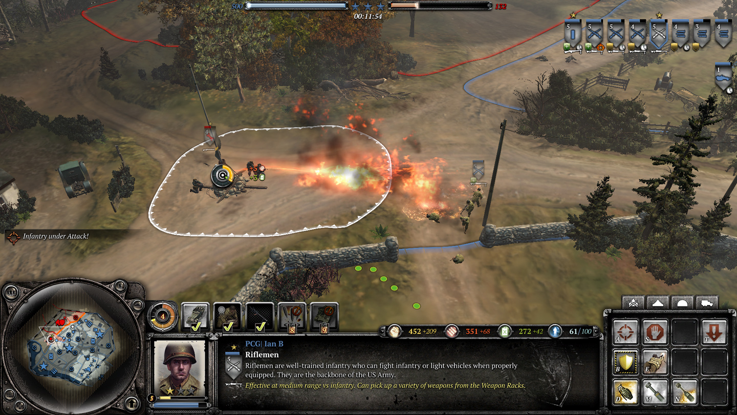 company of heroes 2 gameplay español