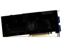 The GTX 280's circuitry is hidden under a cover that spans the whole card.