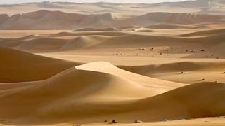 The Great Sand Sea desert.