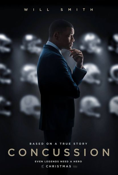 Promotional poster for the movie "Concussion"