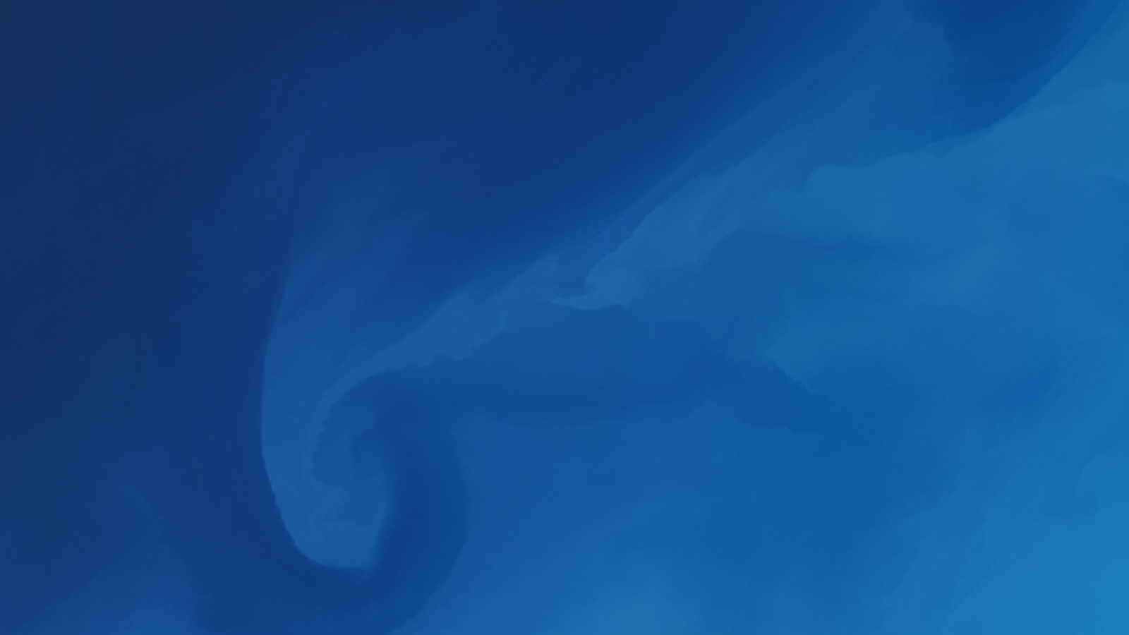 Close-up photo of the "hammerhead eddy" swirl in the plume