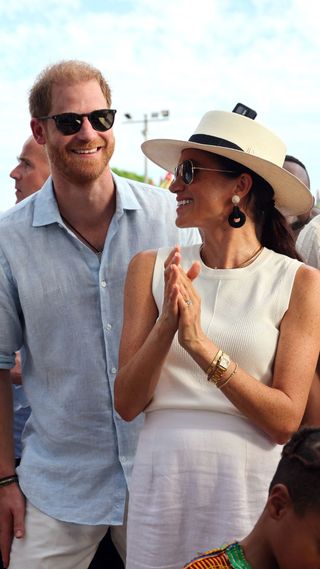 Meghan Markle and Prince Harry in Columbia