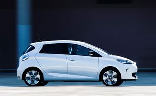 Side view of the Renault Zoe