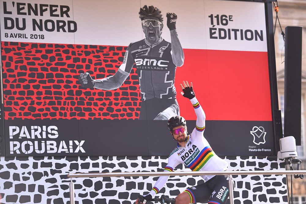 Peter Sagan at 2018 Paris Roubaix