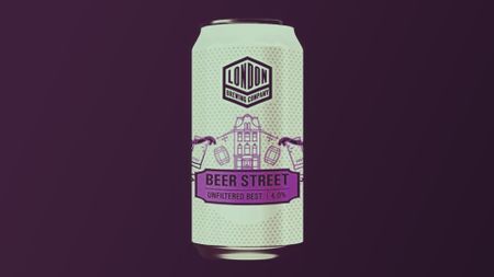 A picture of a can of Beer Street beer.
