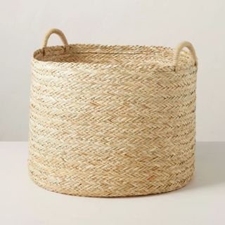 Braided Grass Storage Basket 