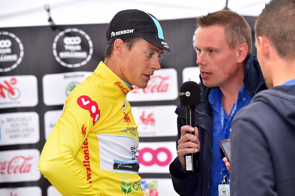 Niki Terpstra is interviewed following stage 3