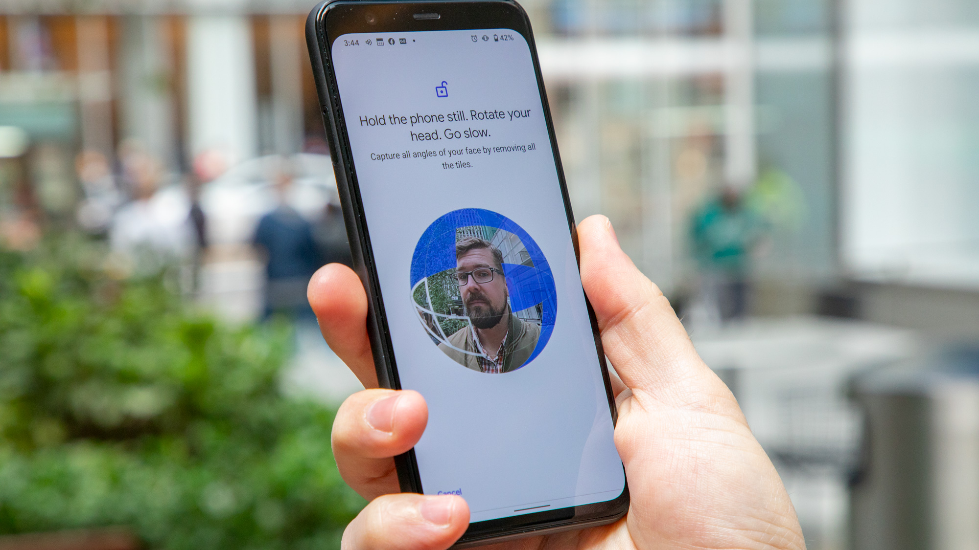 Google Pixel 4 face unlock