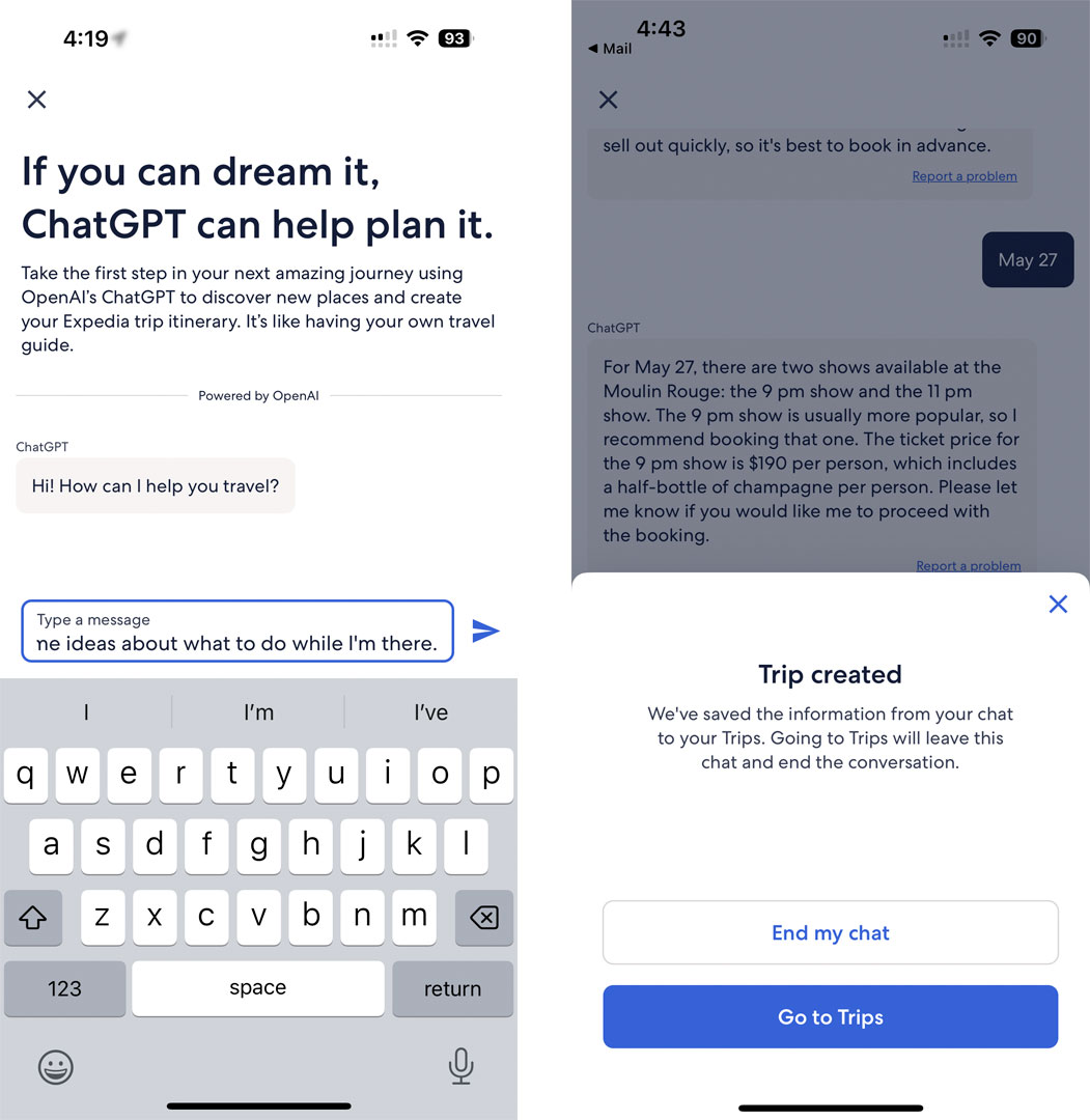 Chat de ExpediaGPT