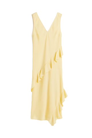 H&M, Flounce-Trimmed Dress