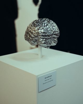 Rob & Nick Carter, Silver Lining, 2021 brain sculpture