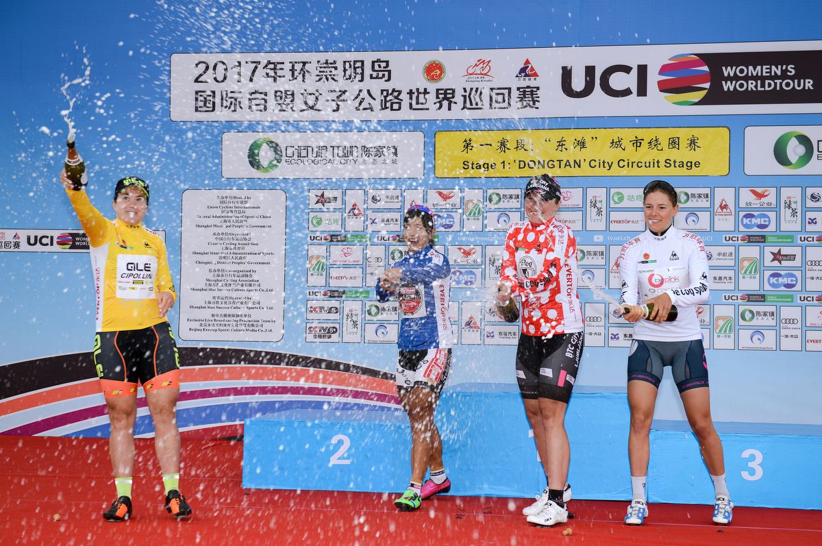 Champagne time for the classification leaders