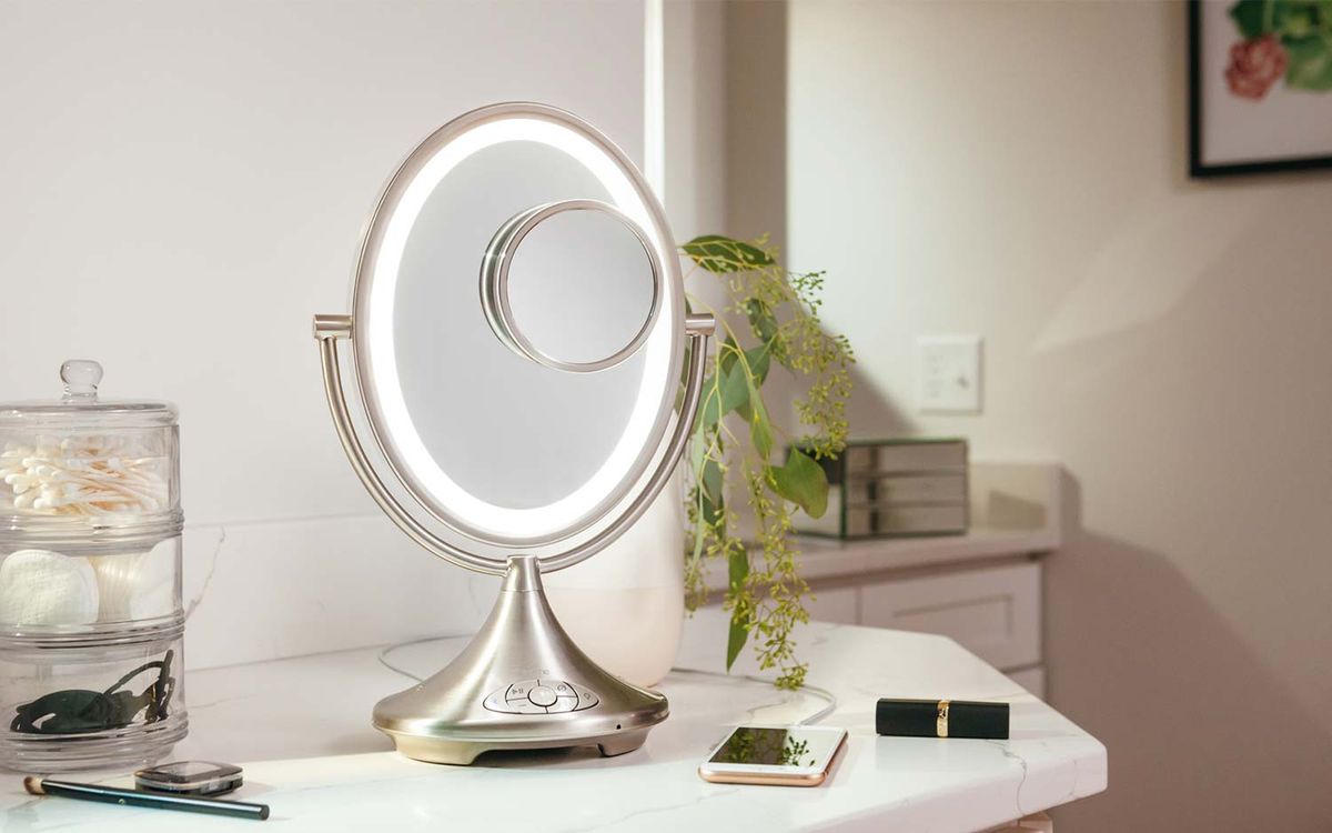 ihome vanity mirror with alexa