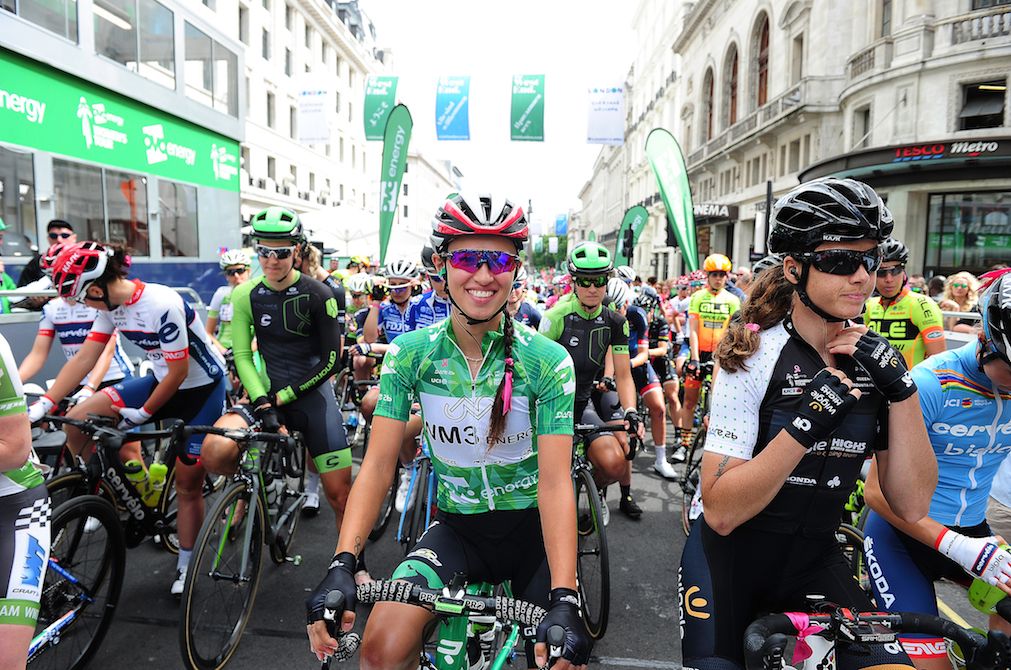 Katarzyna Niewiadoma ahead of the final stage of the Ovo Energy Women's Tour