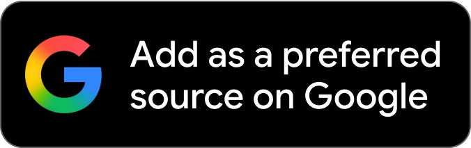 A button with the Google logo and the words &quot;Add as a preferred source on Google&quot;