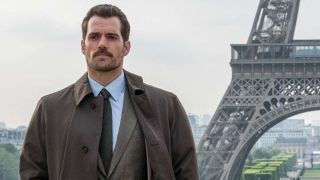 A shot of Henry Cavill during a Paris scene in Mission: Impossible - Fallout
