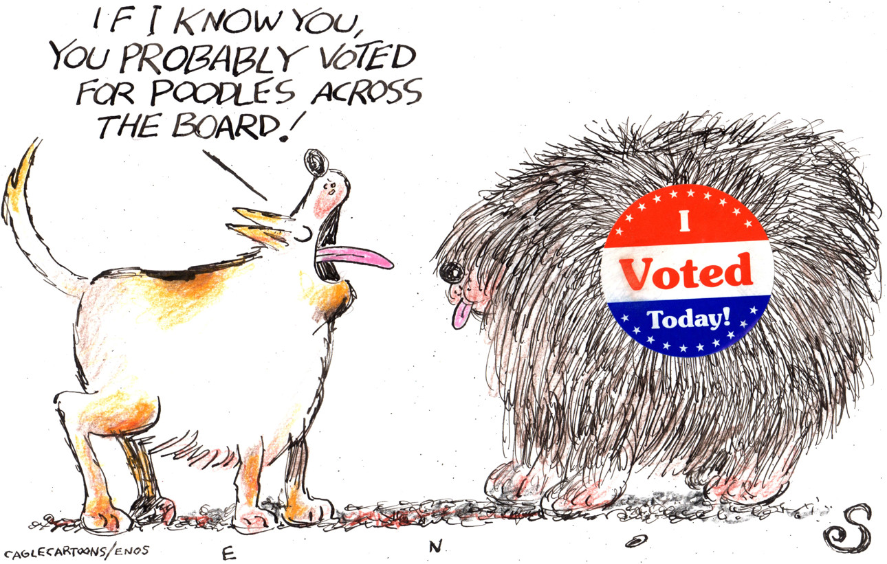Political cartoon