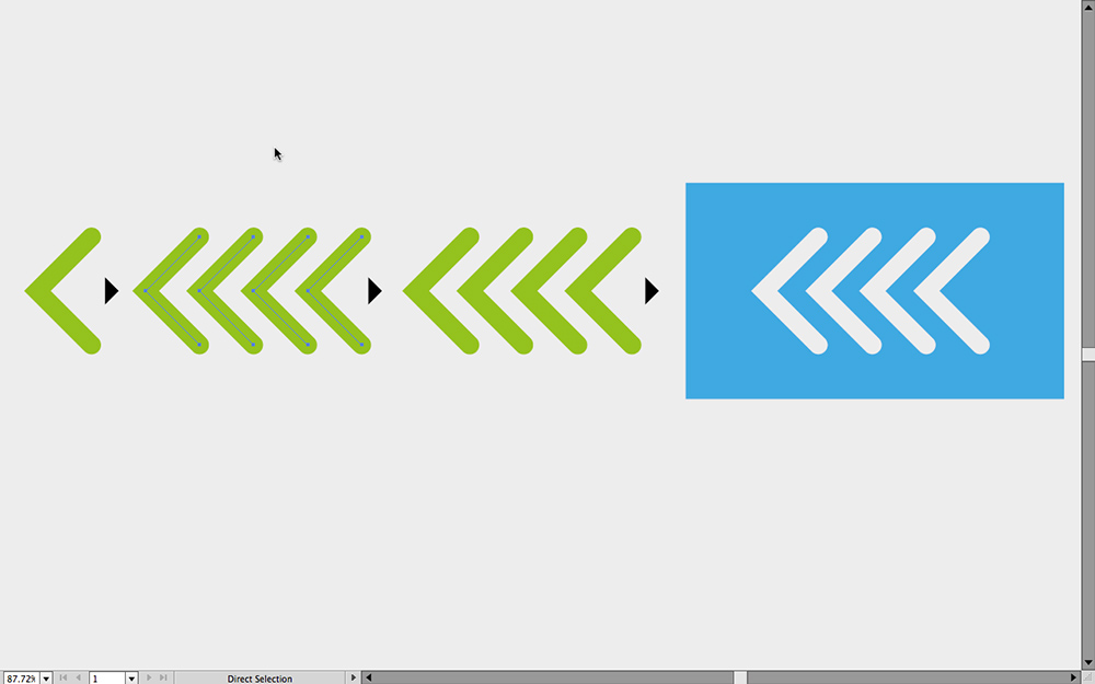 Once the stroke is outlined it will function as a shape