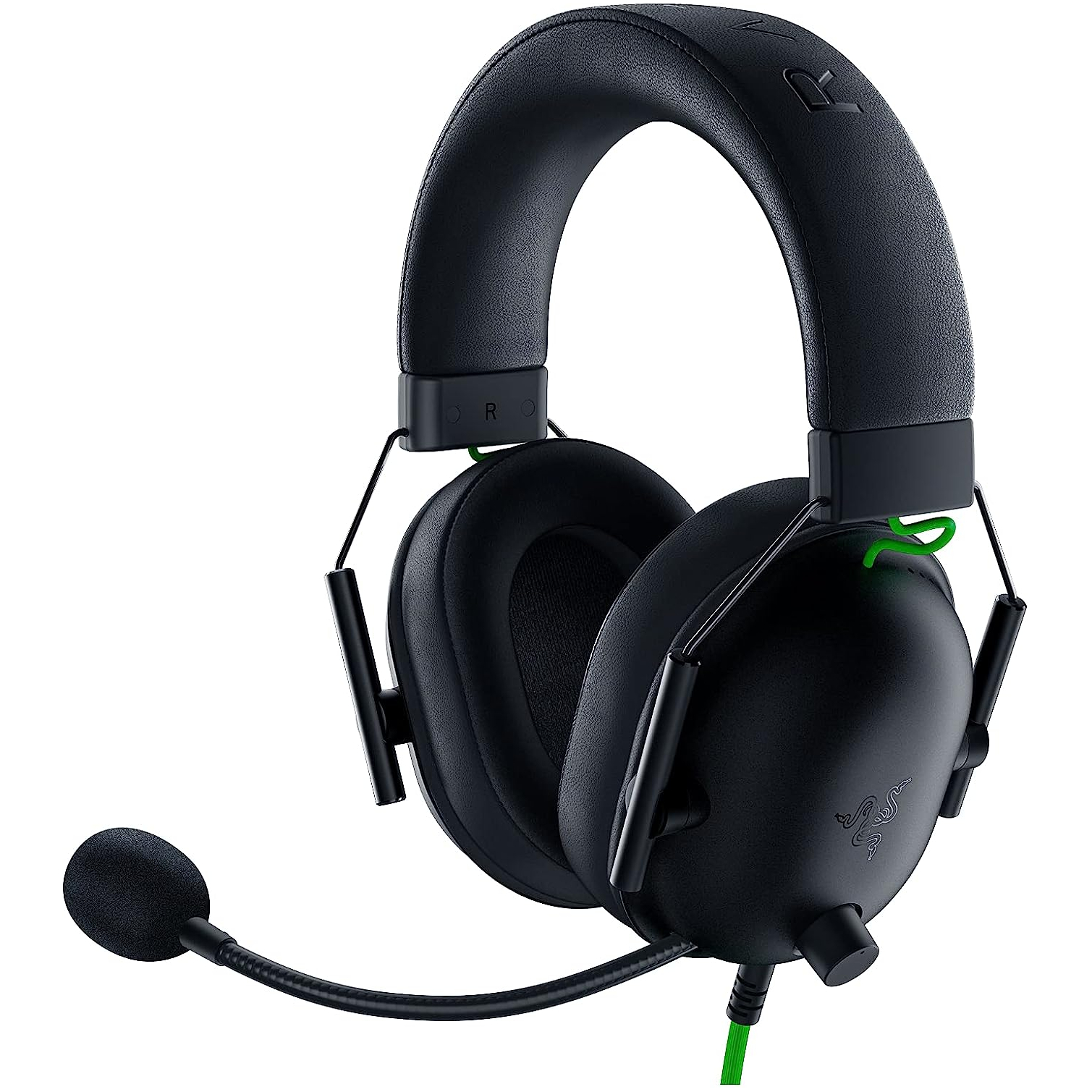 The Razer BlackShark V2 X gaming headset on a white background.