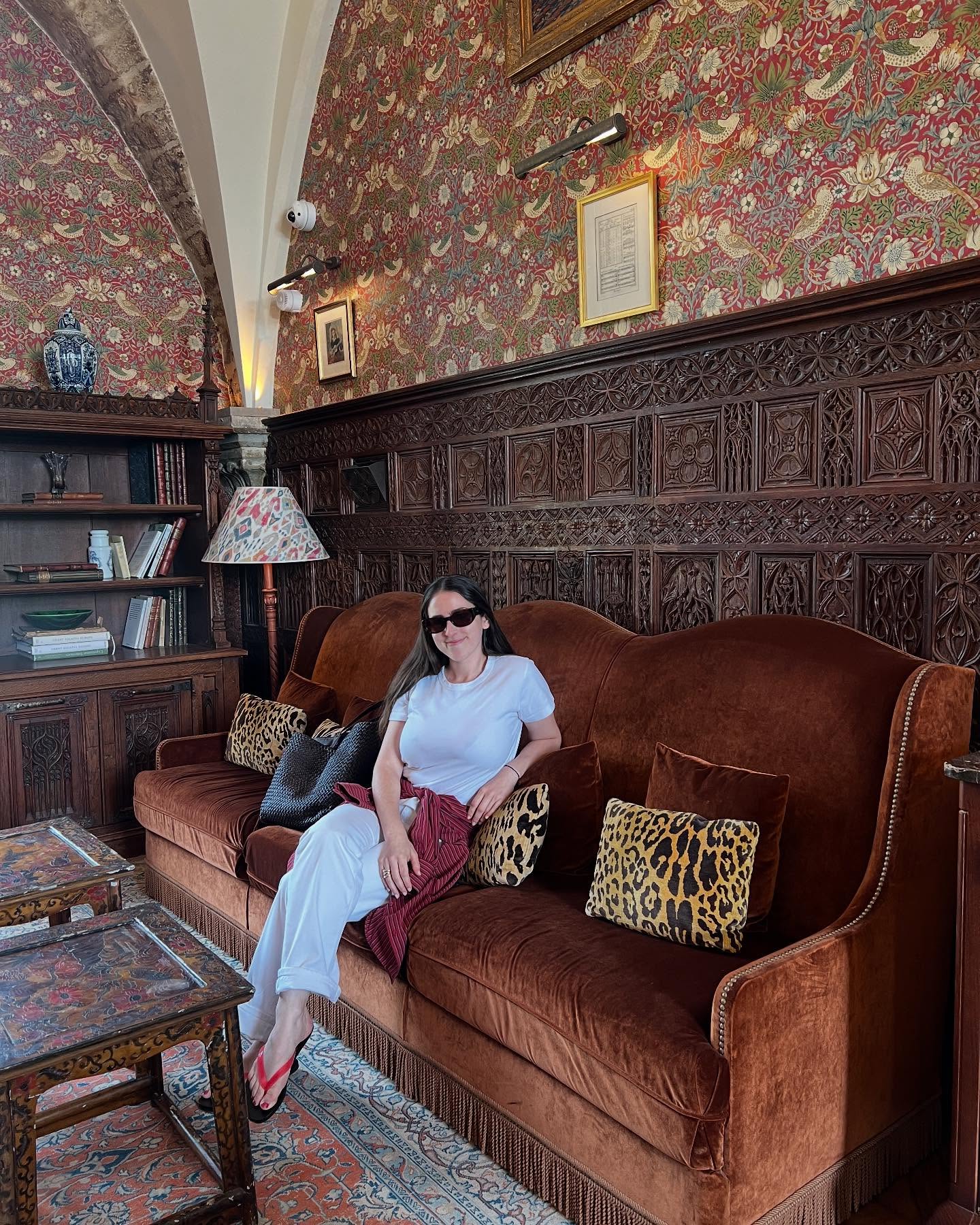 An image of @avahgilchrist wearing Ancient Greek Sandals' Saionara flip-flops, one of the biggest jelly shoe trends of 2026.