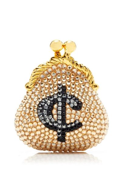 Judith Leiber Couture Cents Crystal Pillbox