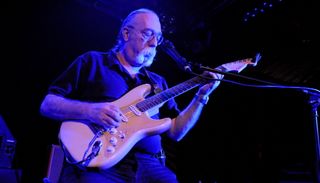 Jeff &quot;Skunk&quot; Baxter performs live on stage at the Troubadour Club in West Hollywood, Los Angeles on May 3, 2010