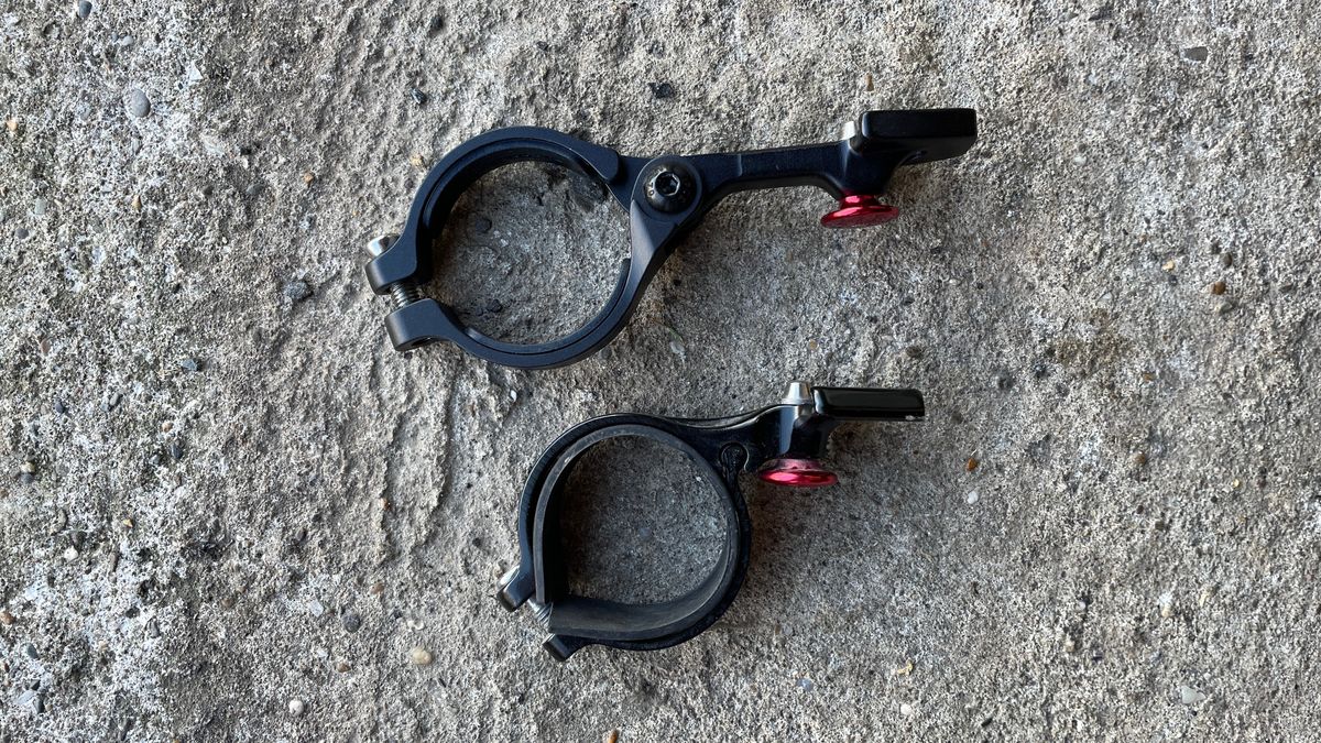 The new Exposure lights bar mount alongside the older one