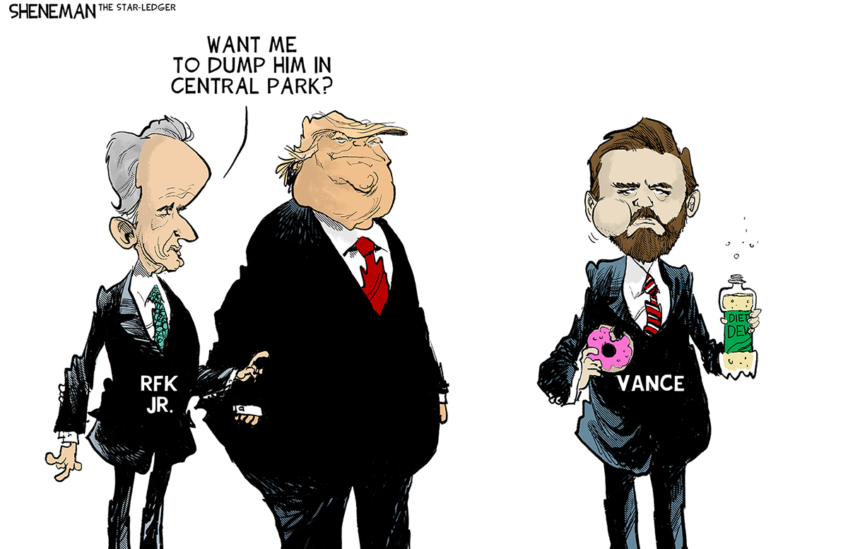 Political cartoon