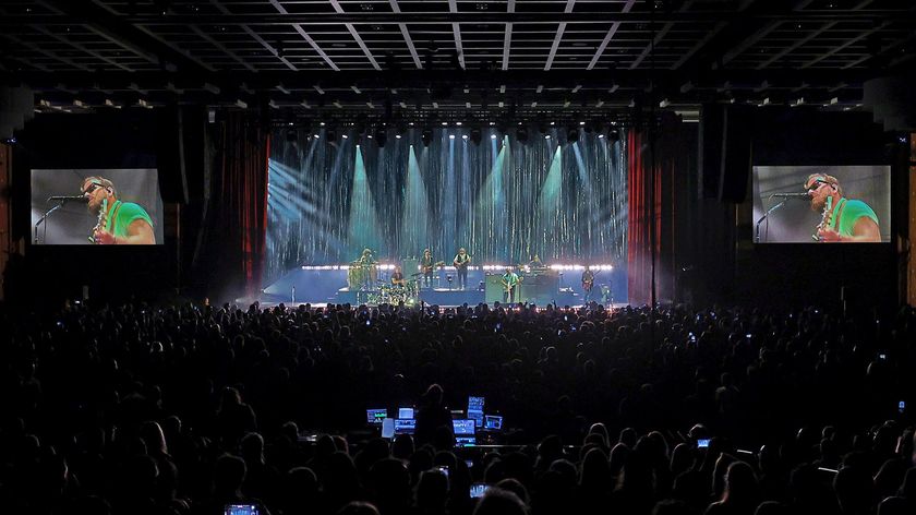 The Borgata Event Center hosts a wide variety of events, so “they needed a versatile loudspeaker system (shown here) that could handle everything equally well,” said Bauder Audio’s Brian Naab.
