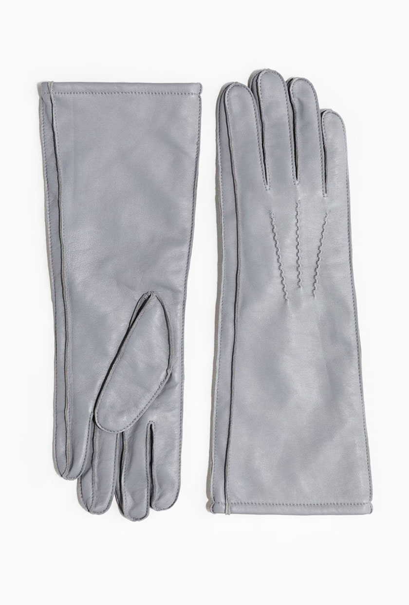 Long Leather Gloves