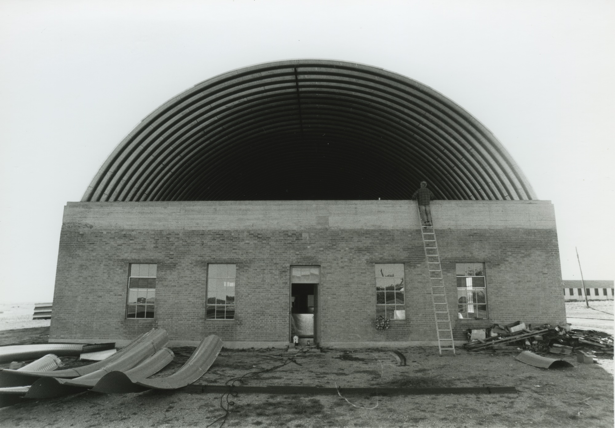 Donald Judd artillery sheds marfa
