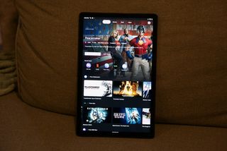 The Lenovo Tab P11 Plus in the Entertainment Space