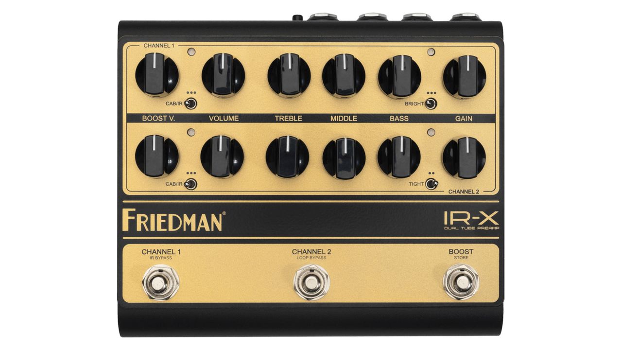 Friedman IR-X pedal amp top