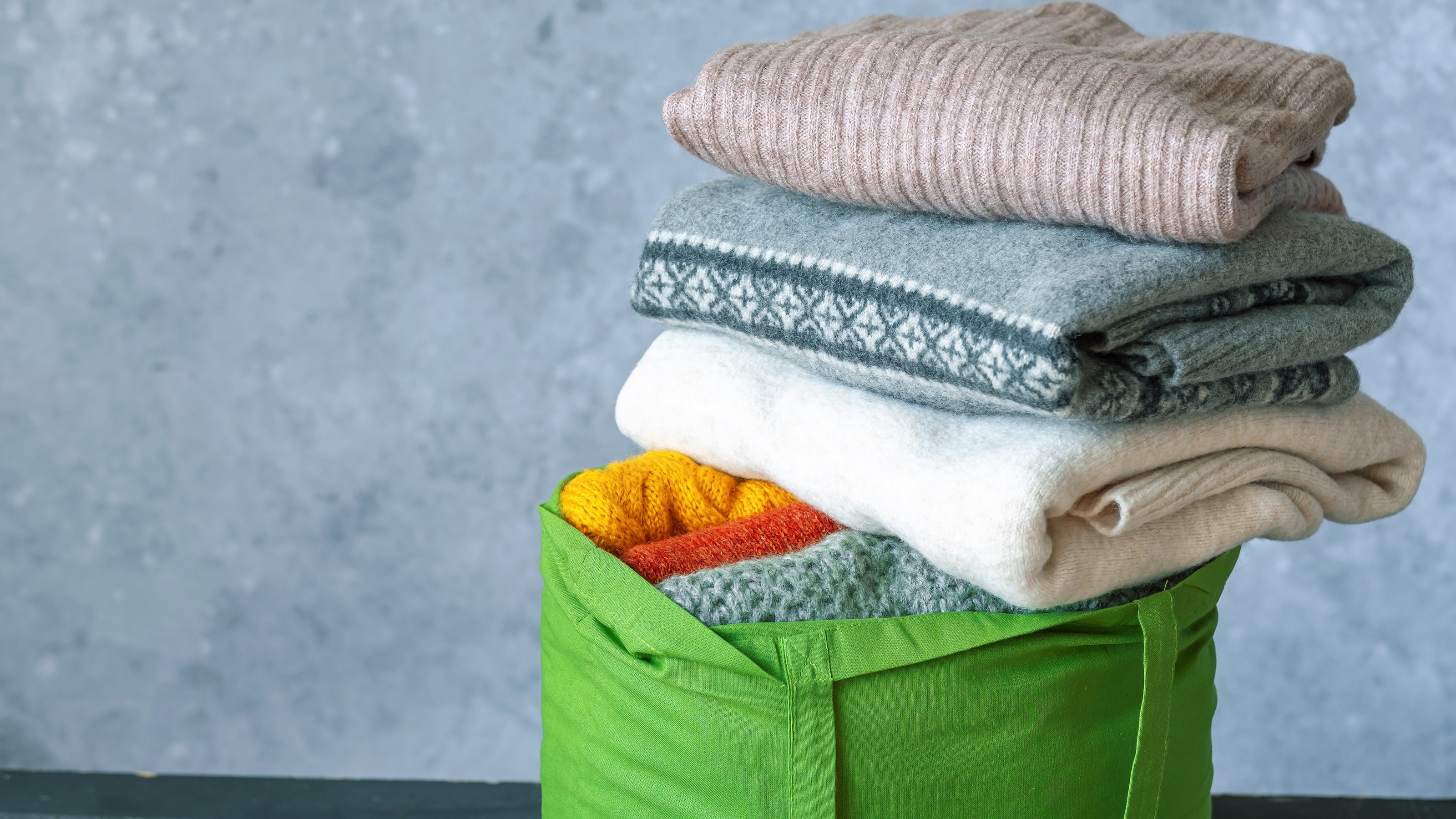 bag of clothes to donate