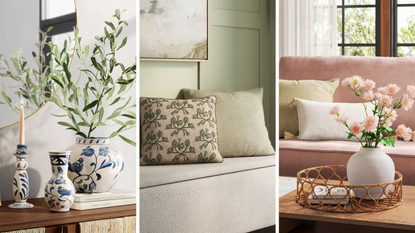 an assortment of spring decorfrom Target