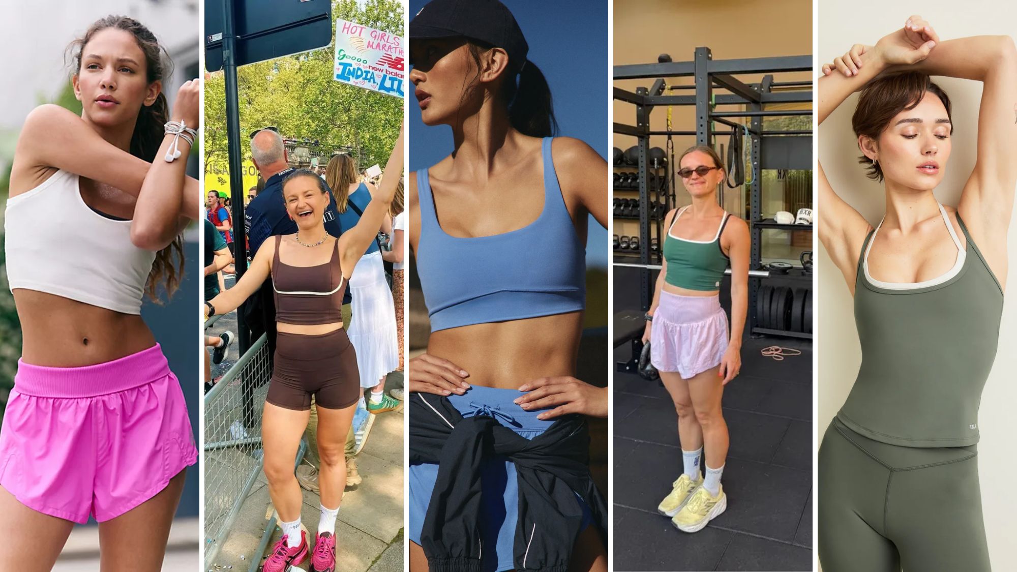 composite of the best sweat-proof workout kit tested by MC UK